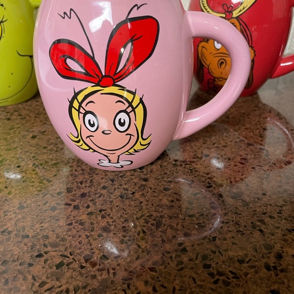 Dr.Seuss HoW The Grinch Stole Christmas Mug Set Like New - Picture 6 of 12